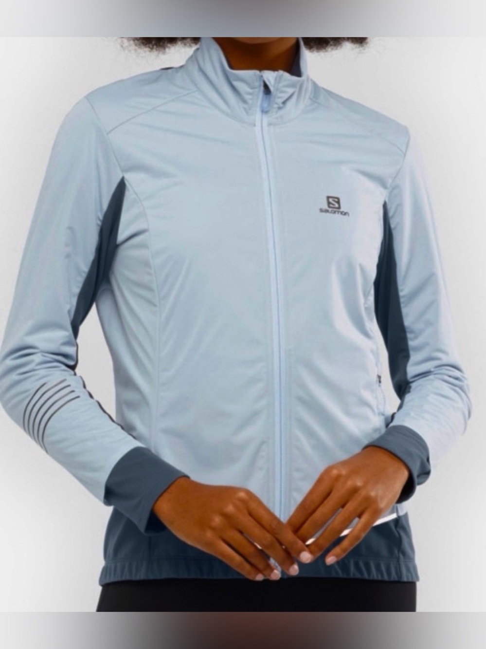 Salomon Lightning Lightshell Jacket windproof breathable running street light XL